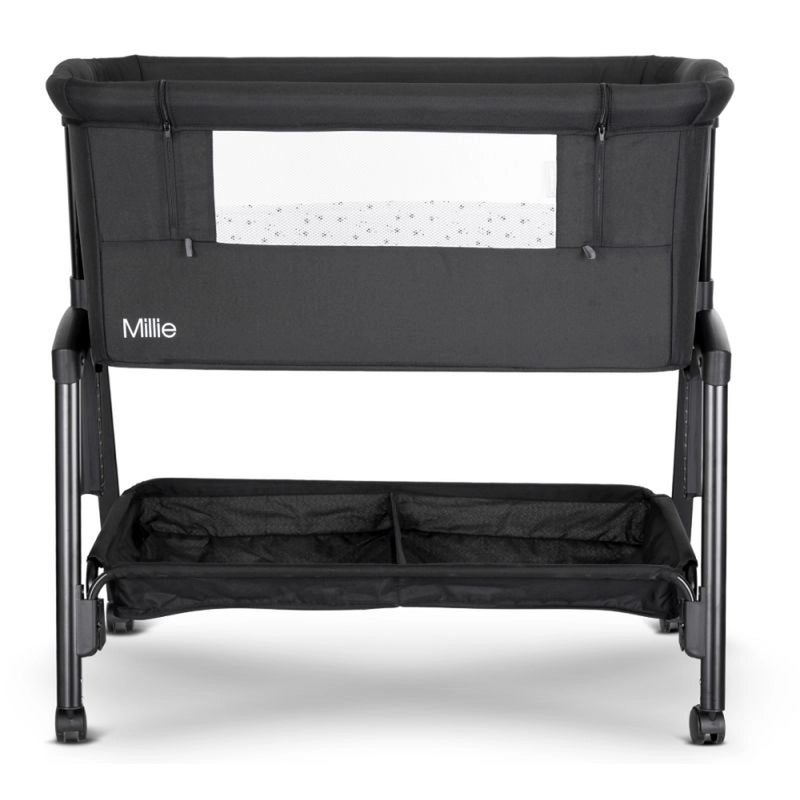 لوريلي سرير اطفال ميلي بعجلات - اسود - 1008073 - Image 2